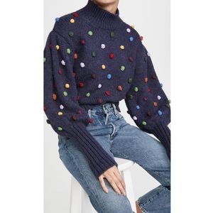 Farm Rio Colorful Dots Sweater